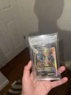Pokemon XY Evolutions Mega M Charizard EX 101/108 AGS Gem-MT 10 Holo Rare 2016 - Image 1