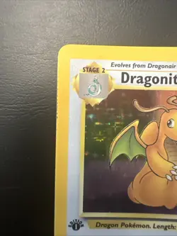Dragonite (4) Fossil 1st Edition #04 (1999) Holo Near Mint Pokemon - Image 2
