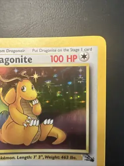 Dragonite (4) Fossil 1st Edition #04 (1999) Holo Near Mint Pokemon - Image 3