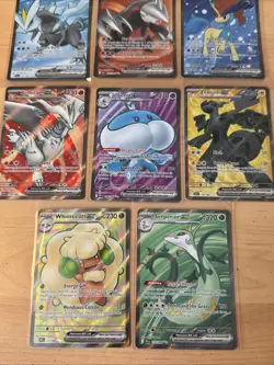 Pokemon TCG Black Bolt White Flare Lot Of 8 Cards / Full Art IR Kyurem Zekrom - Image 2