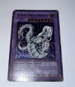Yugioh Cyber Twin Dragon CRV-EN035 Ultimate Rare unlim - Image 1