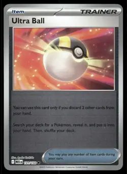 Ultra Ball 131/132 Common Mega Evolution Pokemon Reverse Holo Near Mint - Image 1