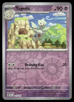 Togetic 071/191 Common Surging Sparks Pokemon Reverse Holo Near Mint - Image 1