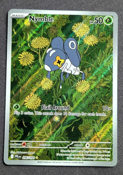 Pokemon TCG Nymble 096/094 Phantasmal Flames Illustration Rare - Image 1