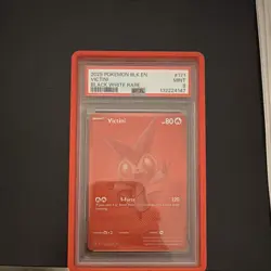 Victini Sv: Black Bolt Holo Black White Rare 171/086 PSA 9 - Image 1