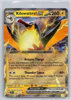 Kilowattrel ex 068/191 Double Rare Surging Sparks Pokemon Near Mint - Image 1