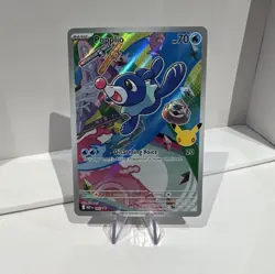 Pokemon TCG Popplio Holo Promo MEP EN 045 - Image 1