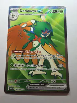 Decidueye ex 100/088 Pokemon TCG Perfect Order Ultra Rare NM - Image 1