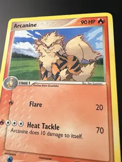 Arcanine 1/12 MP EX Trainer Kit 2 Minun 2006 Pokemon TCG - Image 2