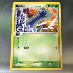 Dratini Delta Species Reverse Holo STAMPED 46/101 EX Dragon Frontiers NM - Image 1
