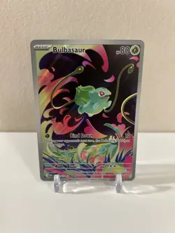 Pokemon Mega Evolution Bulbasaur 133/132 Illustration Rare English NM - Image 1