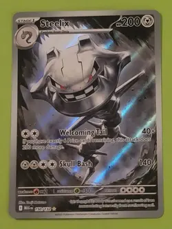 Pokemon TCG Steelix Illustration Rare 150/132 Mega Evolution - Image 1