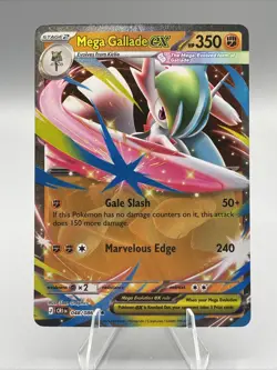 Mega Gallade ex 48/86 Double Rare Pokemon Chaos Rising - Image 1