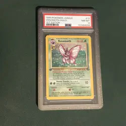 Pokemon Venomoth Jungle 1st Edition Holo Rare #13 PSA 8 Mint - Image 1