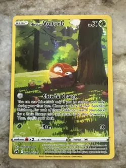 Hisuian Voltorb Full Art GG01/GG70 Crown Zenith Galarian Gallery Pokemon Mint/NM - Image 1