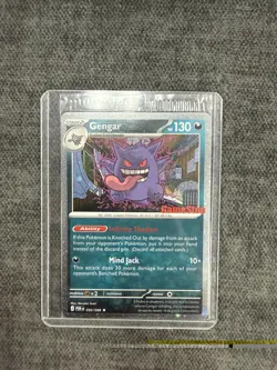 Pokemon TCG Gengar Perfect Order GameStop Stamp Sealed Promo - Image 1