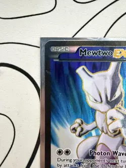 Pokemon Mewtwo EX Holo Full Art Ultra Rare 157/162 Lightly Played - Image 3