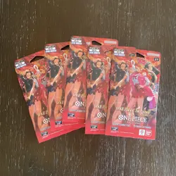 ONE PIECE Heroines EB-03 Lot x5 Sleeved Booster pack English - Image 1