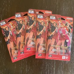 ONE PIECE Heroines EB-03 Lot x5 Sleeved Booster pack English - Image 2