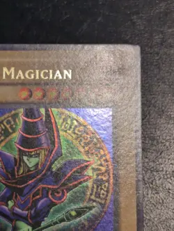 Yu-Gi-Oh ULTRA RARE CARD DARK MAGICIAN LOB-005 1996 VINTAGE PRINT NM/VLP - Image 5