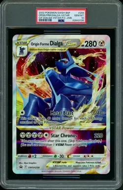PSA 10 Dialga VSTAR SWSH256 Orgin Form Dialga Jumbo Oversize Pokemon Card - Image 1