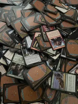 100 UNSORTED MTG CARDS BULK JOB LOT - GOOD/NM 150,000 CARDS TOTAL C, U/C HOLOS - Image 5