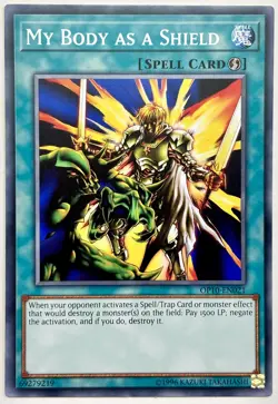 OP10-EN021 My Body as a Shield - Common Unlimited Near Mint YuGiOh Card - Image 1