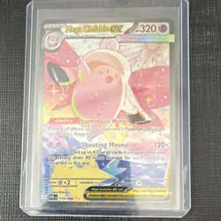 Mega Clefable EX 119/088 Holo Rare Psychic Pokemon TCG Card HP 320 - Image 1