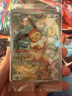 Eevee Prismatic Evolutions PROMO 173 ETB Pokemon TCG Card MINT SEALED - Image 2