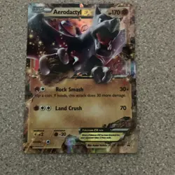 Pokemon Aerodactyl EX & MAerodactyl EX Foil Cards XY Set Mega Evolution Lot - Image 2