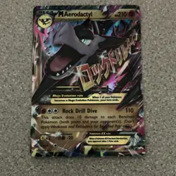 Pokemon Aerodactyl EX & MAerodactyl EX Foil Cards XY Set Mega Evolution Lot - Image 3