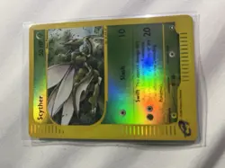 Pokemon TCG - Scyther 106/147 Aquapolis Reverse Holo E Reader Foil Card - Image 1