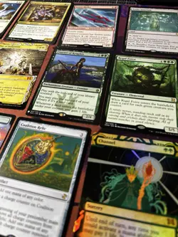 Lot of 36 magic the gathering rares, mythics, alt arts and foils mtg mixed edh - Image 1