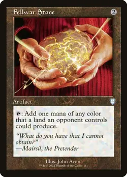 MTG - Fellwar Stone (Retro) - The Brothers' War - X1 - (NM) - - Image 1