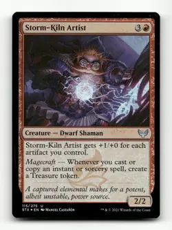 Storm-Kiln Artist FOIL Strixhaven: School of Mages #115 Uncommon - Image 1