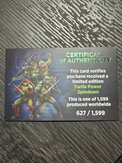 Ninja Turtles Turtle Power Spindown Legendary- TMNT MTG #627/1599 - Image 5