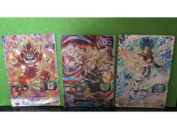 Rare Dragon Ball Heroes Card Lot 3x Set SH5-SEC UM9-SEC2 UM11-SEC2 Japan 005 - Image 1