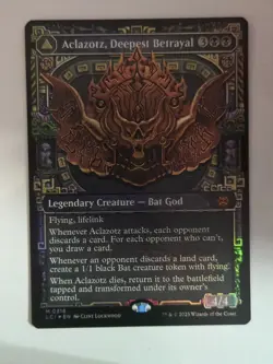 Aclazotz, Deepest Betrayal Showcase Foil NM Magic the Gathering Ixalan LCI MTG - Image 1