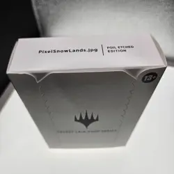 MTG Secret Lair PixelSnowLands.jpg Foil Etched Edition Sealed - Image 1