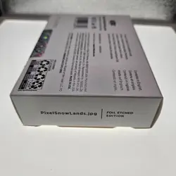 MTG Secret Lair PixelSnowLands.jpg Foil Etched Edition Sealed - Image 5