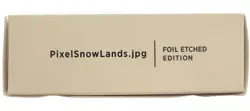 MTG Secret Lair - PixelSnowLands.jpg Foil Etched Edition SEALED Pixel Snow Lands - Image 1