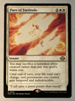 MTG / Flare of Fortitude / MH3 / #26 / Regular / Rare / NM - Image 1