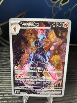 Pokemon Ceruledge 197/191 Sv08 Surging Sparks Illus Rare Holo EN NM - Image 1