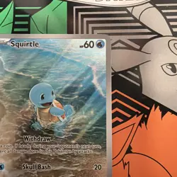 Pokemon TCG Squirtle SV 151 170/165 Illustration Rare Holo English 2023 B - Image 2
