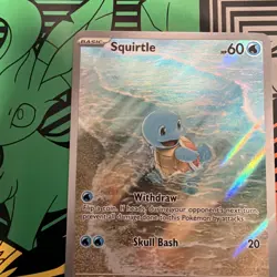 Pokemon TCG Squirtle SV 151 170/165 Illustration Rare Holo English 2023 B - Image 5