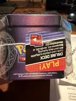 Pokemon TCG 2017 Mysterious Powers Tin Necrozma GX Factory Sealed New Rare - Image 3