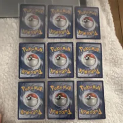 Pokemon TCG Glammeow, Togepi, Chinchou, Cleffa, Carvanha Lot (9 Cards) English - Image 2