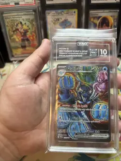 Pokemon Palafin EX Prismatic Evolutions SIR 151/131 TAG 10 Gem Mint - Image 2
