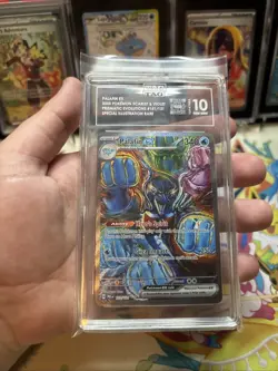 Pokemon Palafin EX Prismatic Evolutions SIR 151/131 TAG 10 Gem Mint - Image 4