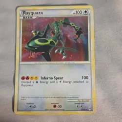 Pokemon Rayquaza Call of Legends Holo Rare Basic Dragon 100 HP 20/95 Card - Image 1